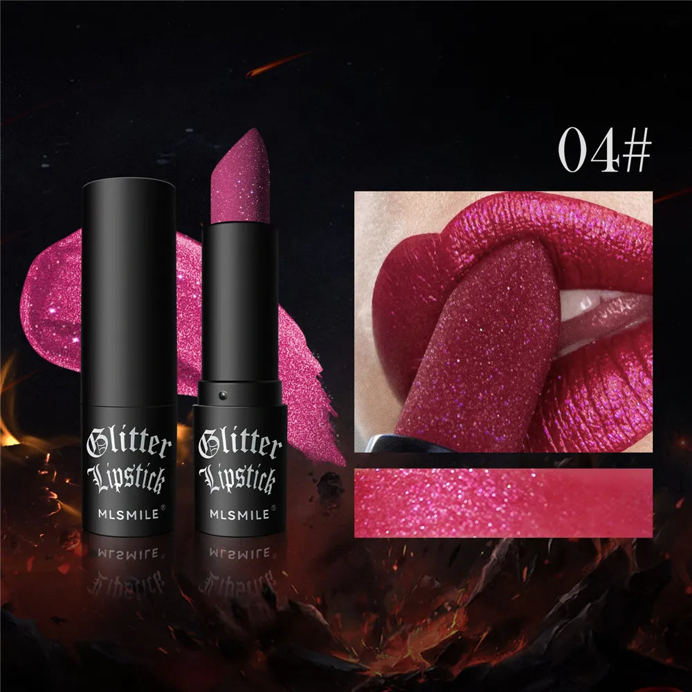 Batom Matte Glitter Lipstick [Leve 3 e Pague 2]