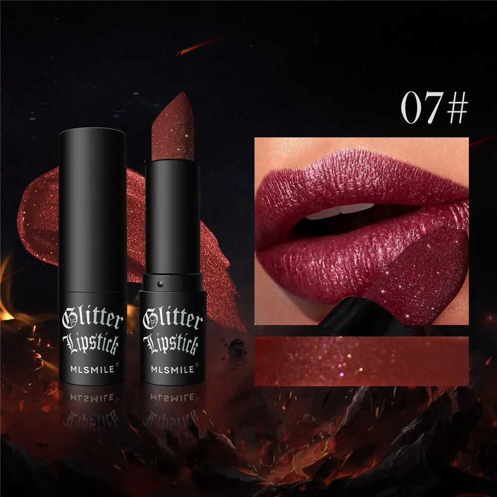 Batom Matte Glitter Lipstick [Leve 3 e Pague 2]